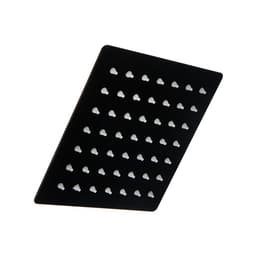 Лейка стационарная ZEIN Z2350, квадратная, 15×15 см, 1 режим, нержавеющая сталь, черная