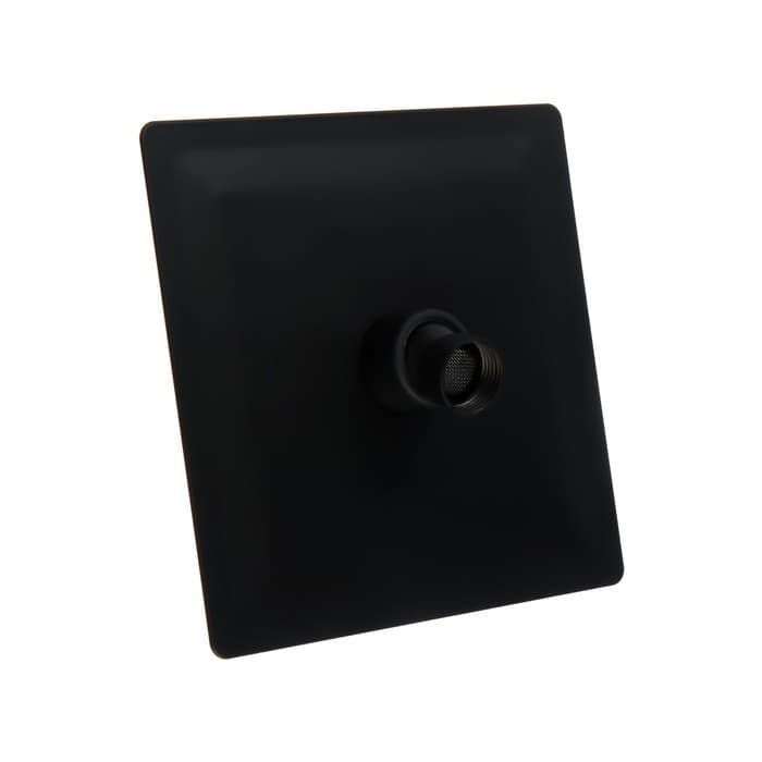 Лейка стационарная ZEIN Z2350, квадратная, 15×15 см, 1 режим, нержавеющая сталь, черная