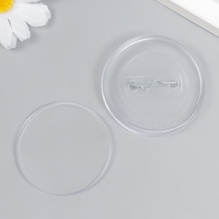 Заготовка акрилового значка d=5.6 см (размер вставки 5 см)