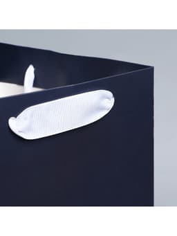 Пакет подарочный под бутылку, упаковка, «Самому лучшему мужчине», 13×32×11 см