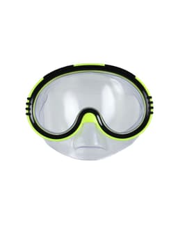 Набор для плавания детский ONLYTOP: маска, трубка, цвет жёлтый