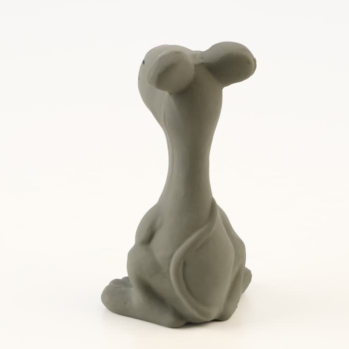 Игрушка для собак «Мышь», 10 см, пищащая, латекс, серая