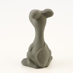 Игрушка для собак «Мышь», 10 см, пищащая, латекс, серая