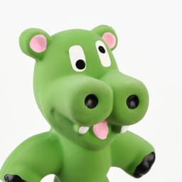 Игрушка для собак «Корова», 21 см, пищащая, латекс, зелёная