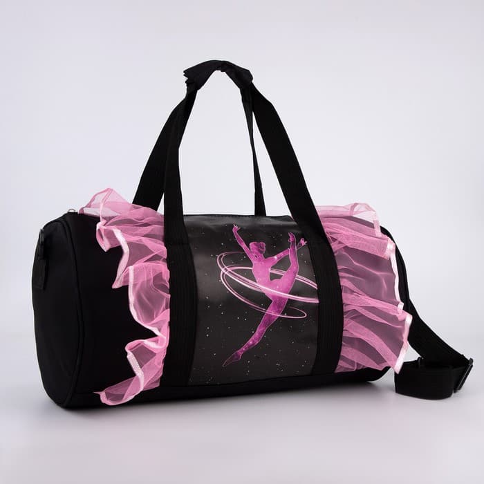 Сумка детская спортивная для девочки «Космическая гимнастка», 40×20×20 см