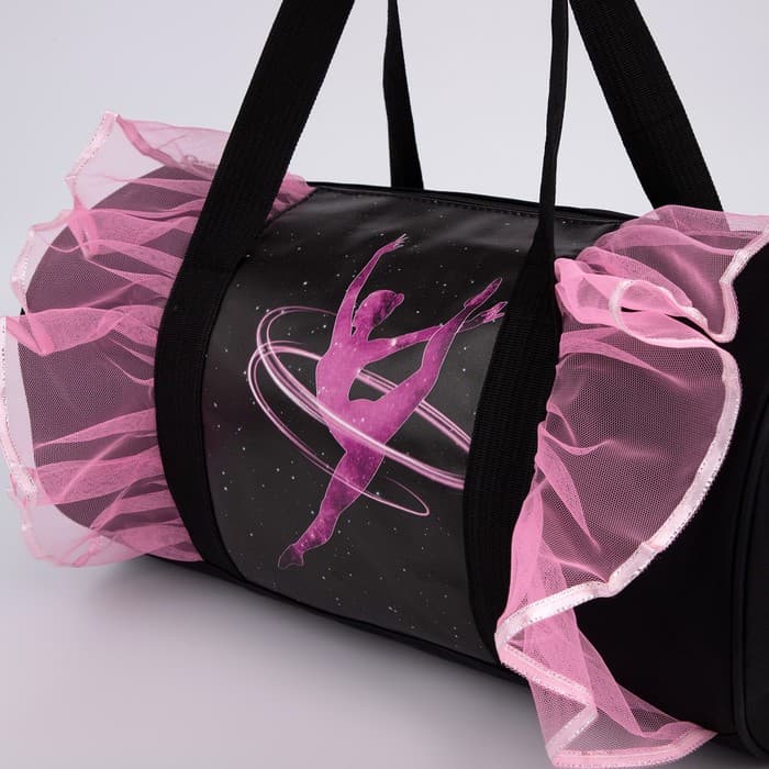 Сумка детская спортивная для девочки «Космическая гимнастка», 40×20×20 см