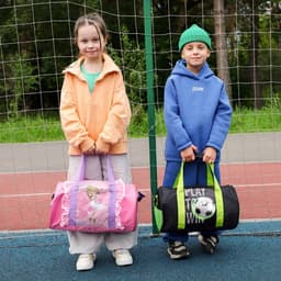 Сумка детская спортивная для мальчика «Футбол», 40×20×20 см