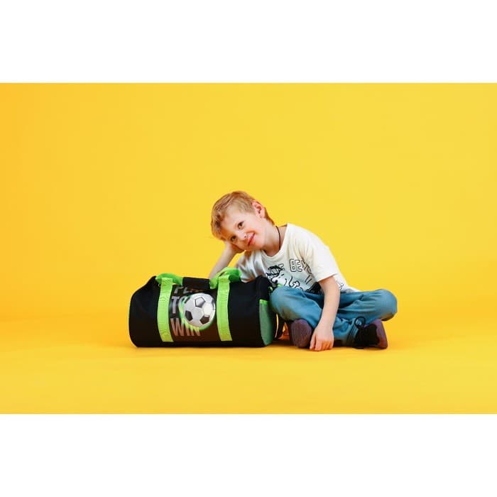 Сумка детская спортивная для мальчика «Футбол», 40×20×20 см