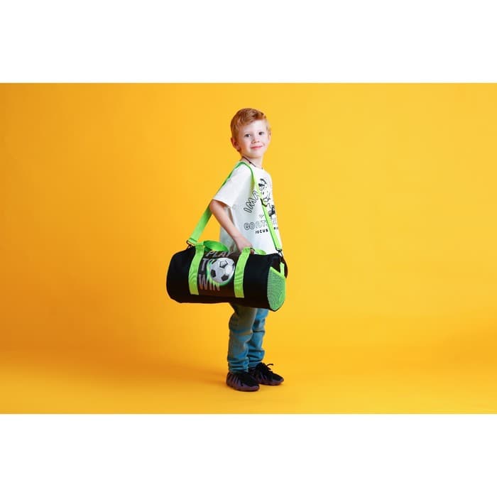 Сумка детская спортивная для мальчика «Футбол», 40×20×20 см