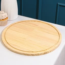 Блюдо для подачи Доляна «Древо», d=33 см, дерево