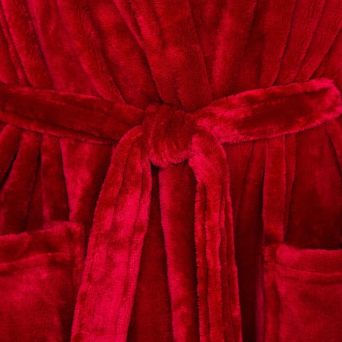 Халат LoveLife «Cozy» цвет бордовый, размер S, микрофибра, 100% п/э, 250 г/м²