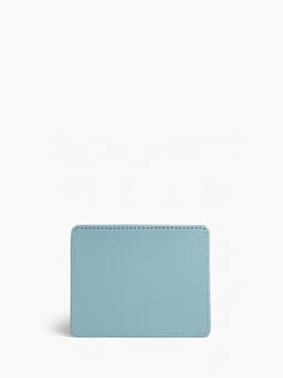 Картхолдер, на 3 карты, отделение для купюр, голубой