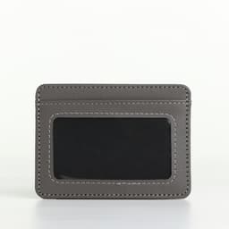 Картхолдер, на 3 карты, отделение для купюр, серый