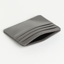 Картхолдер, на 3 карты, отделение для купюр, серый