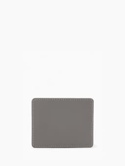 Картхолдер, на 3 карты, отделение для купюр, серый