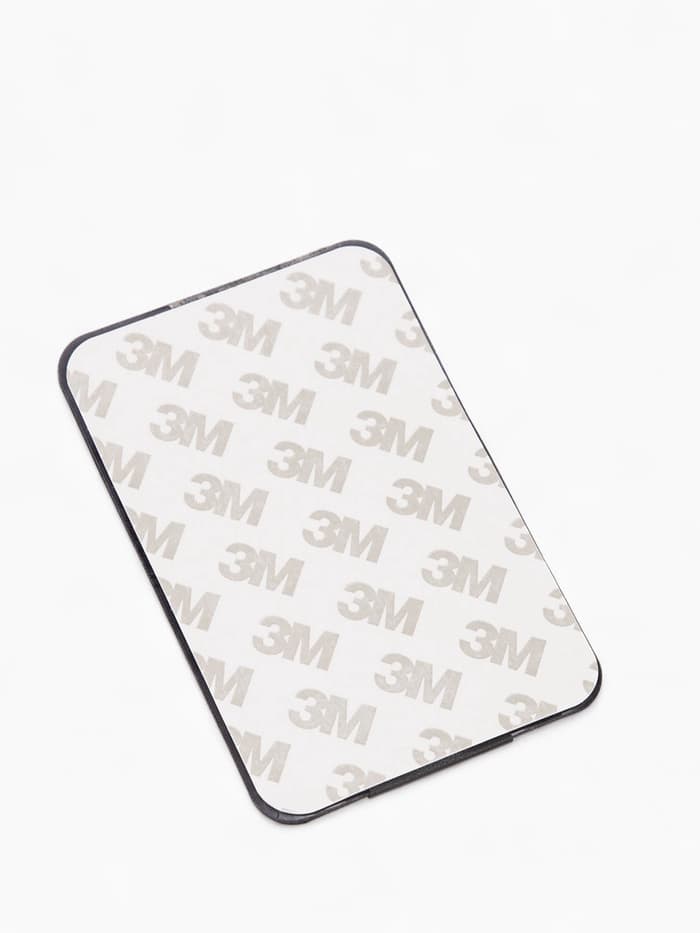 Картхолдер на телефон клеящийся, с подставкой, чёрный