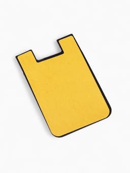 Картхолдер на телефон клеящийся, силиконовый, чёрный