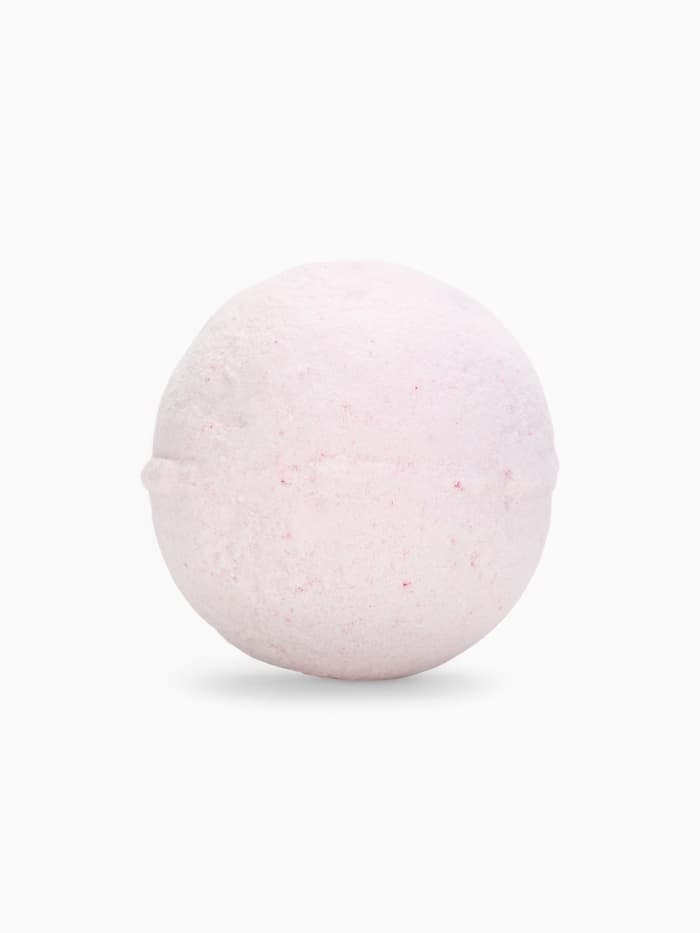 Бомбочка для ванны, 120 г, аромат клубники со сливками, Кладовая красоты