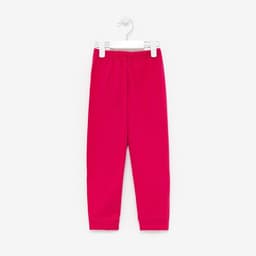 Пижама для девочки (футболка и брюки) «Единорог и мышка», размер 28-30 (98-104 см), бело-розовая