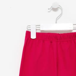 Пижама для девочки (футболка и брюки) «Единорог и мышка», размер 28-30 (98-104 см), бело-розовая