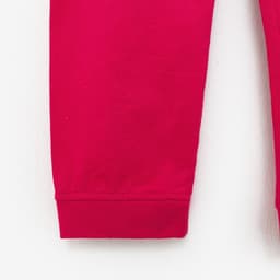 Пижама для девочки (футболка и брюки) «Единорог и мышка», размер 28-30 (98-104 см), бело-розовая