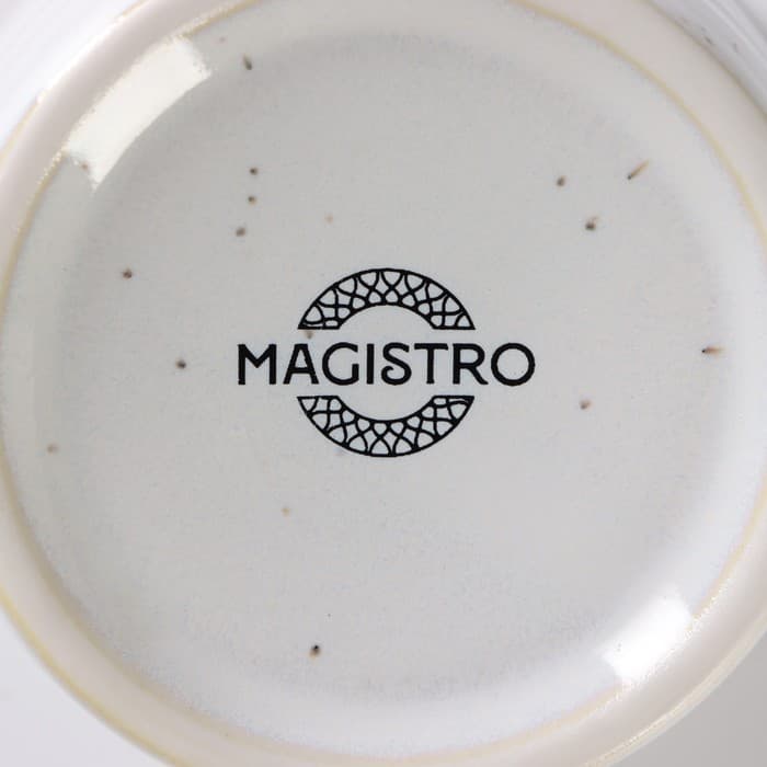 Соусник Magistro Urban, 70 мл, d=6.7 см, фарфор, белый в крапинку