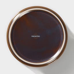 Салатник Magistro Garland, 500 мл, d=15 см, фарфор, синий, коричневый