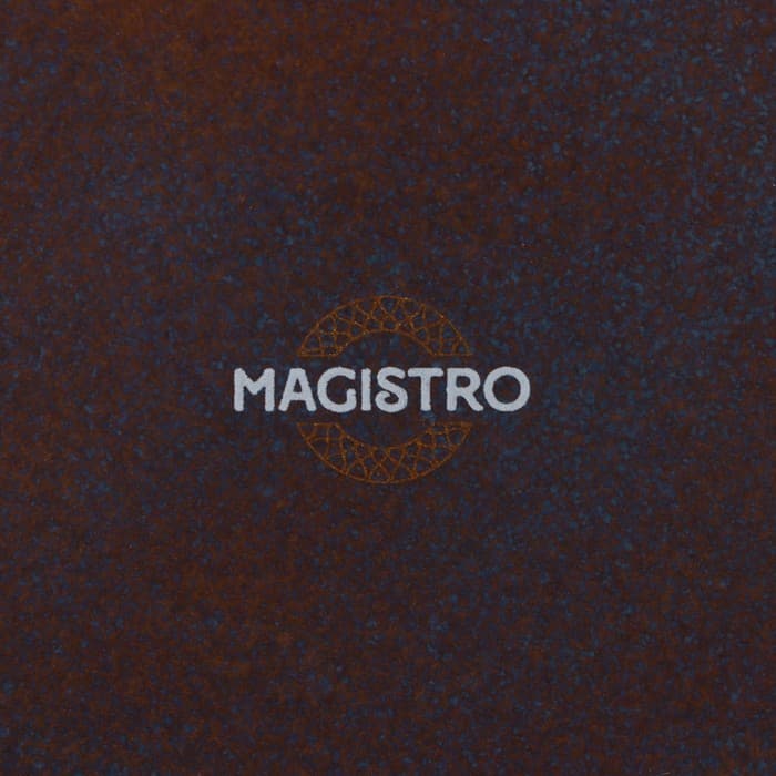 Салатник Magistro Garland, 500 мл, d=15 см, фарфор, синий, коричневый