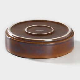 Салатник Magistro Garland, 700 мл, d=17 см, фарфор, синий, коричневый