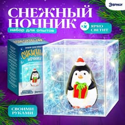 Набор для опытов «Снежный ночник: Пингвин», своими руками