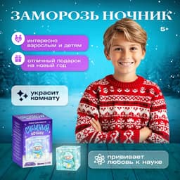Набор для опытов «Снежный ночник: Снеговик», своими руками