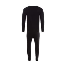 Термобельё мужское НАЧЁС (лонгслив/брюки), цвет чёрный, размер 48
