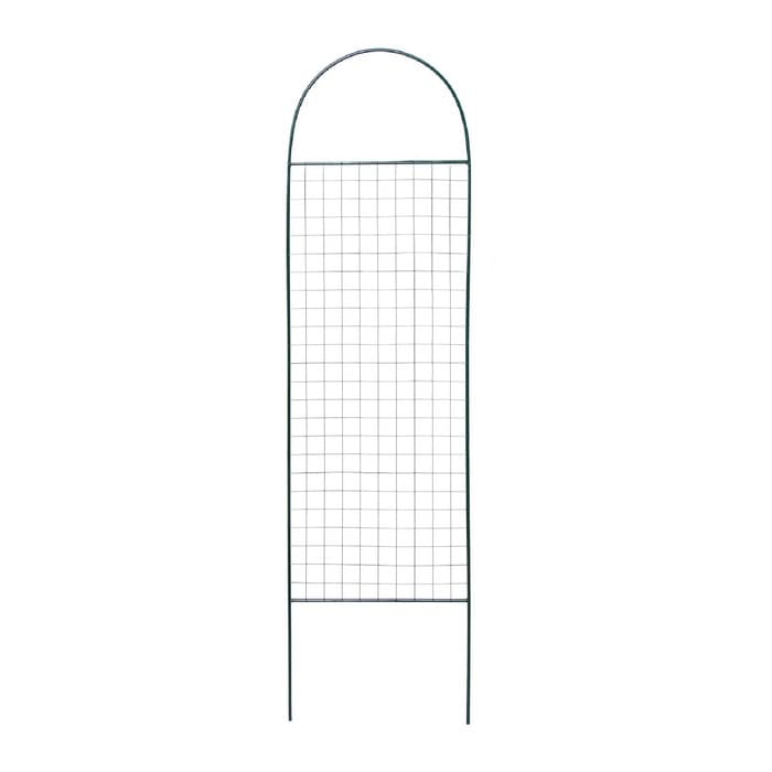 Шпалера, 187×50×1 см, металл, зелёная, «Ромб»