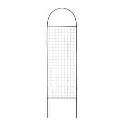 Шпалера, 187×50×1 см, металл, зелёная, «Ромб»