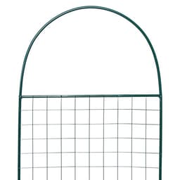 Шпалера, 187×50×1 см, металл, зелёная, «Ромб»