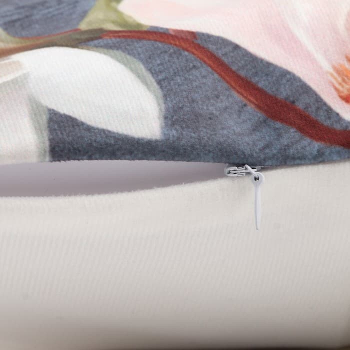 Наволочка декоративная «Этель. Магнолия», 40×40 см, велюр