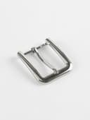 Пряжка для ремня, 4×4.4 см, 30 мм, цвет серебряный