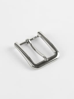 Пряжка для ремня, 4×4.4 см, 30 мм, цвет серебряный