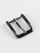Пряжка для ремня, 4×4.4 см, 30 мм, цвет чёрный никель