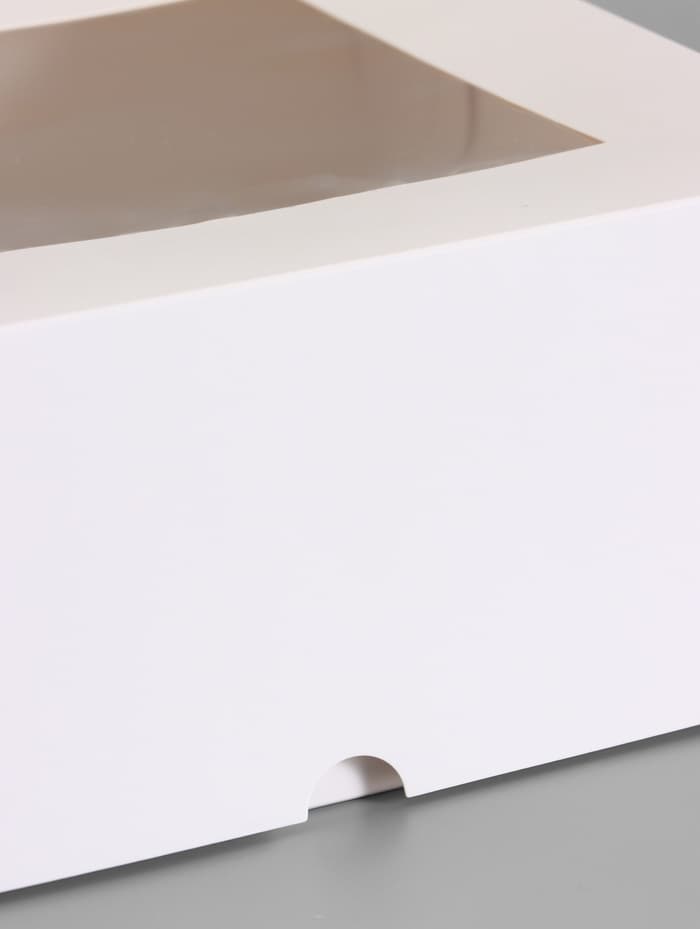 Коробка для 9 капкейков с окном, 25×25×10 см