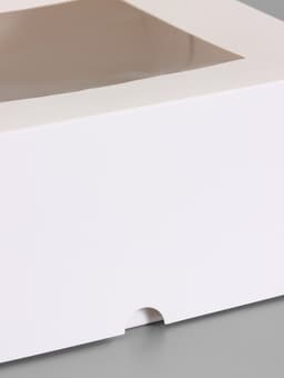 Коробка для 9 капкейков с окном, 25×25×10 см