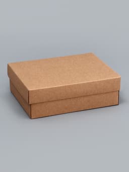 Коробка складная, крафт, крышка дно, 16.5×12.5×5.2 см