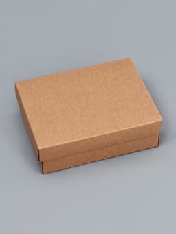 Коробка складная, крафт, крышка дно, 16.5×12.5×5.2 см