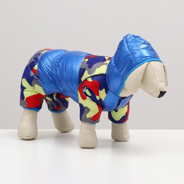 Комбинезон «Волна», с утяжкой, размер 8, ДС 19 см, ОГ 30, ОГ 22 см, синий