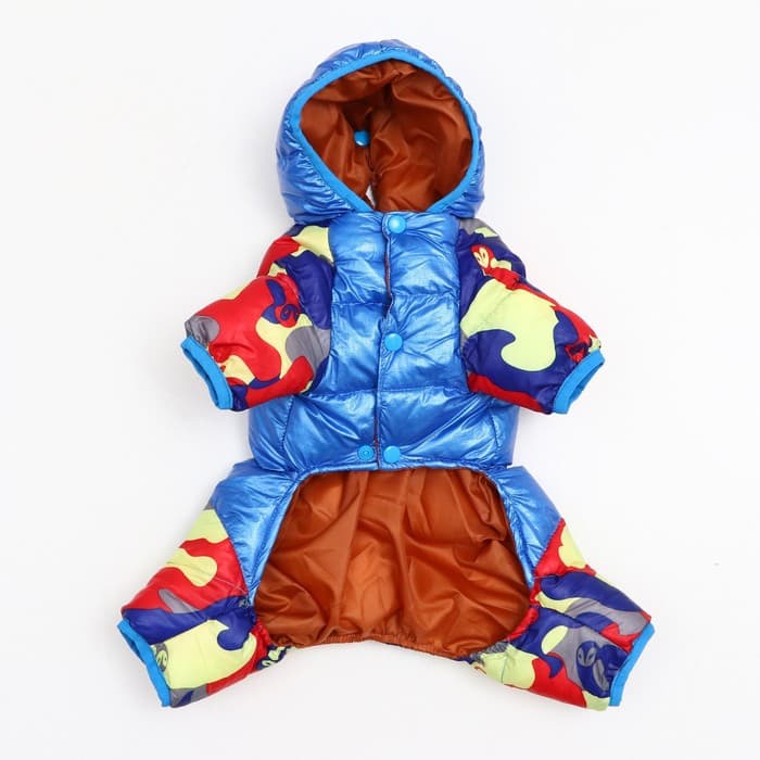 Комбинезон «Волна», с утяжкой, размер 8, ДС 19 см, ОГ 30, ОГ 22 см, синий