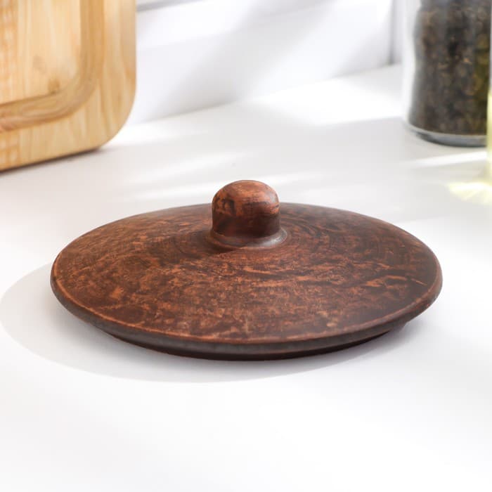 Горшок для запекания «Классика», 700 мл, красная глина