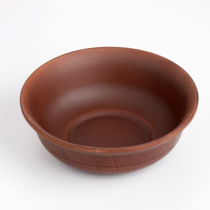 Тарелка глубокая «Классика», 550 мл, красная глина