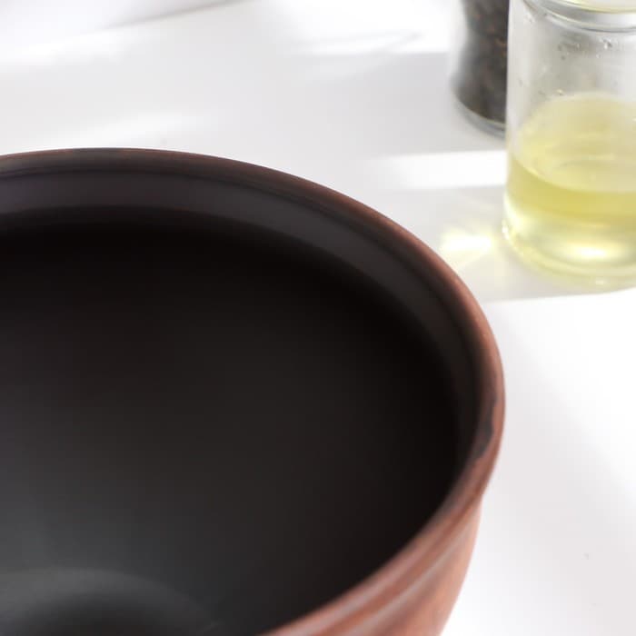 Тарелка глубокая «Классика», 550 мл, красная глина