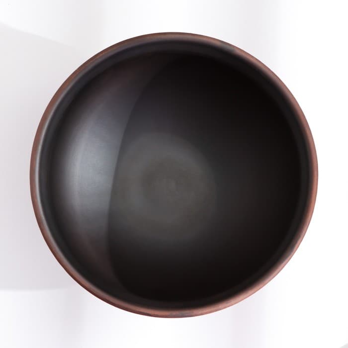 Тарелка глубокая «Классика», 550 мл, красная глина