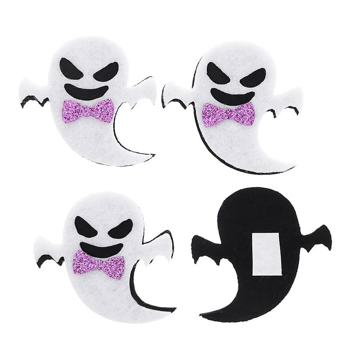 Декор на клеевой основе «Привидение» набор 4 шт., размер 1 шт.: 5×5 см